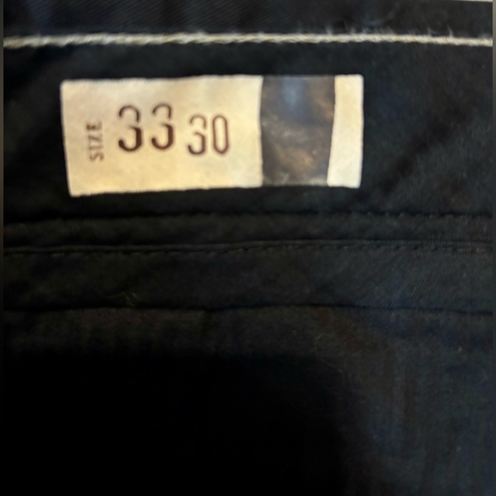 GAP Khakis Men’s Size 33/30‎ Black Relaxed Fit Pants - Picture 3 of 8
